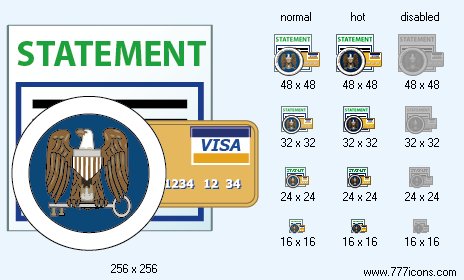 Government Billing Icon Images