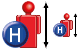 Height icons