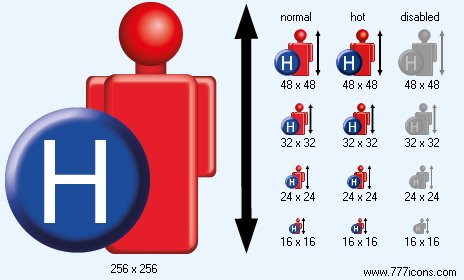 Height Icon Images