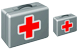 Medical bag icons