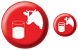 Milk allergy icons