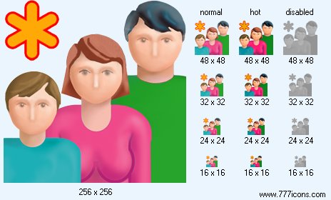 New Family Icon Images