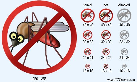 No Mosquito Icon Images