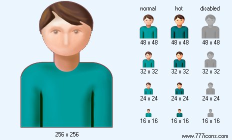 Patient-Boy Icon Images