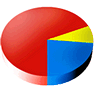 Pie Chart 3D icon