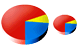 Pie chart 3d icons