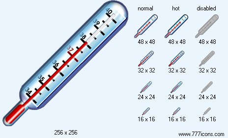 Thermometer Icon Images