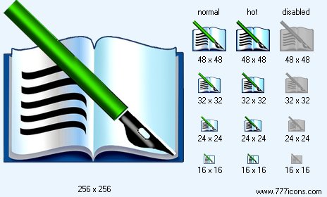 Write Diary Icon Images