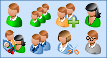 People Toolbar Icons