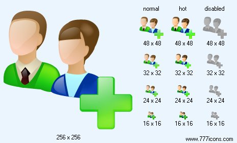 Add Users Icon Images