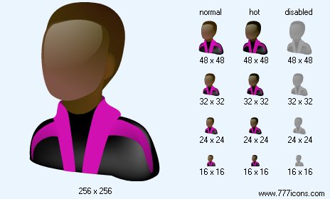 African Man Icon Images