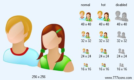 Children Icon Images