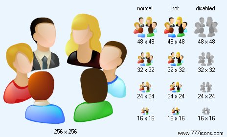 Large Group Icon Images