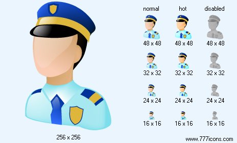 Policeman Icon Images