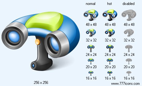 3D Scanner with Shadow Icon Images