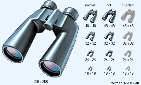 Binoculars Icon Images