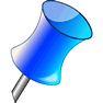 Blue Pin icon