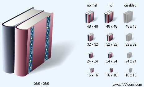 Books with Shadow Icon Images