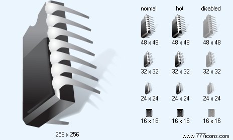 Chip with Shadow Icon Images