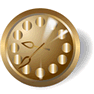 Clock with Shadow icon