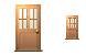 Closed door icon