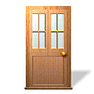 Closed Door with Shadow icon