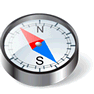 Compass with Shadow icon