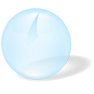 Crystal Sphere with Shadow icon