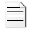 Document with Shadow icon