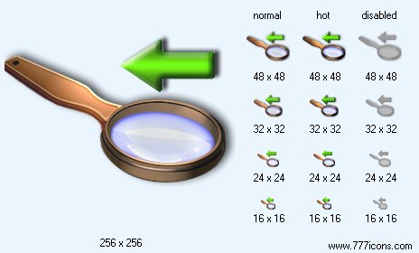 Find Previous with Shadow Icon Images