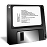 Floppy Disk with Shadow icon