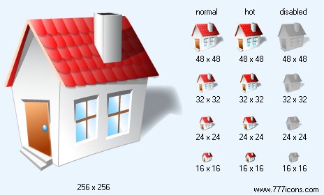 Home with Shadow Icon Images