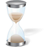 Hourglass with Shadow icon