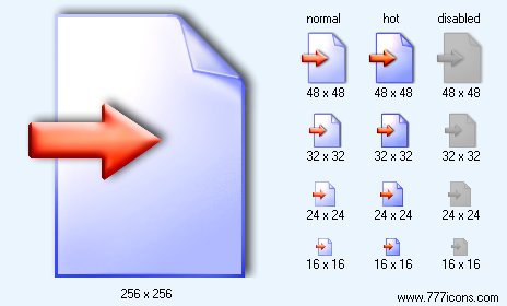 Import with Shadow Icon Images