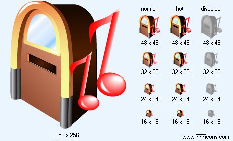 Juke Box Icon Images