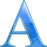 Letter A icon