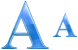 Letter A icon