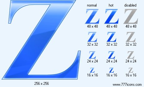 Letter Z Icon Images