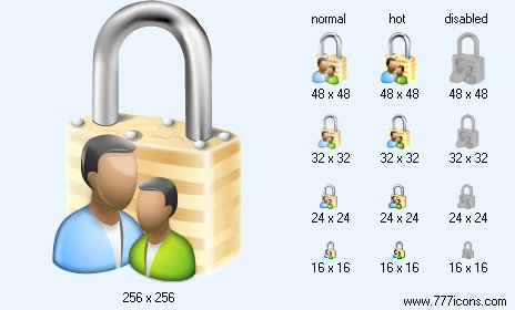 Locked Users Icon Images