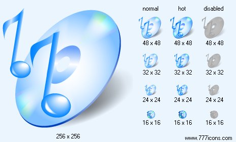 Music with Shadow Icon Images