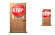 No exit icon