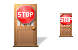 No exit SH icons