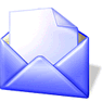 Open Mail with Shadow icon