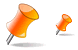 Orange pin SH icons