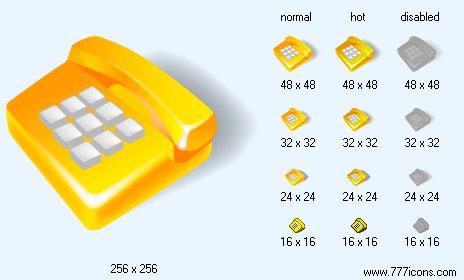 Phone with Shadow Icon Images
