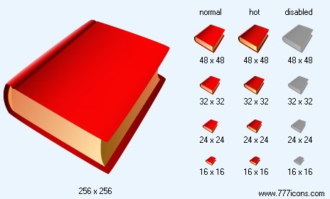 Red Book Icon Images