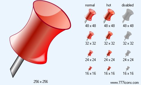 Red Pin Icon Images