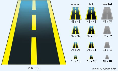 Road Icon Images