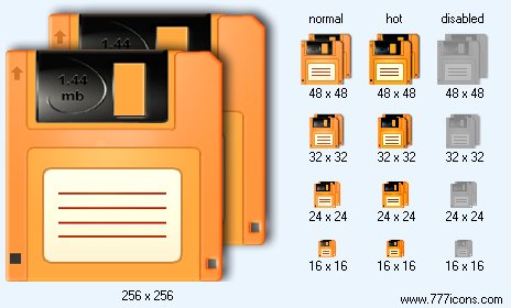 Save As with Shadow Icon Images