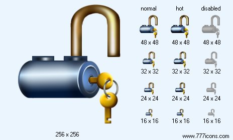 Unlock V2 Icon Images